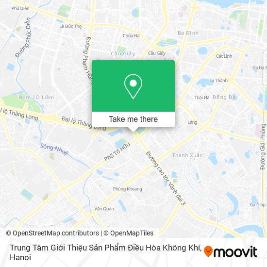 Trung Tâm Giới Thiệu Sản Phẩm Điều Hòa Không Khí map