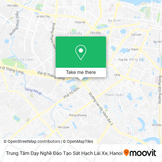 Trung Tâm Dạy Nghề Đào Tạo Sát Hạch Lái Xe map