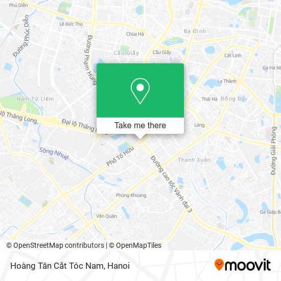 Hoàng Tân Cắt Tóc Nam map