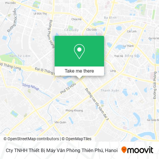 Cty TNHH Thiết Bị Máy Văn Phòng Thiên Phú map