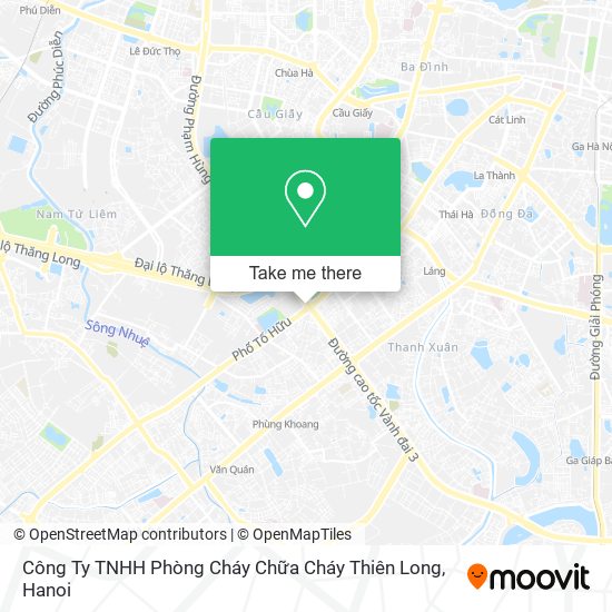 Công Ty TNHH Phòng Cháy Chữa Cháy Thiên Long map