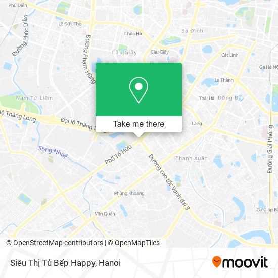 Siêu Thị Tủ Bếp Happy map