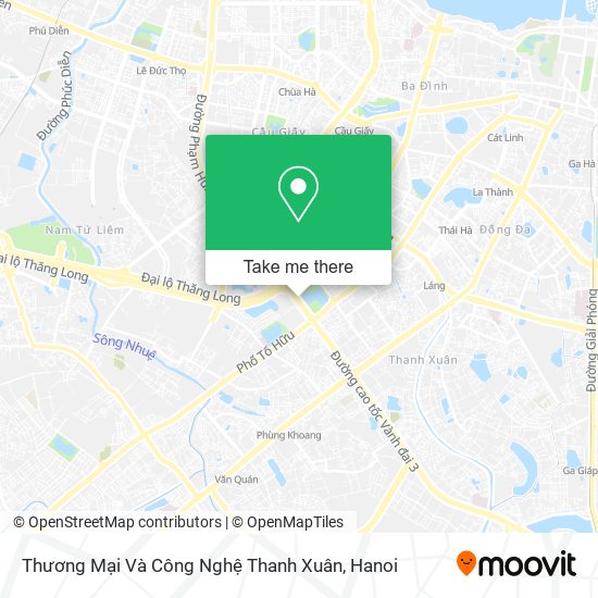 Thương Mại Và Công Nghệ Thanh Xuân map