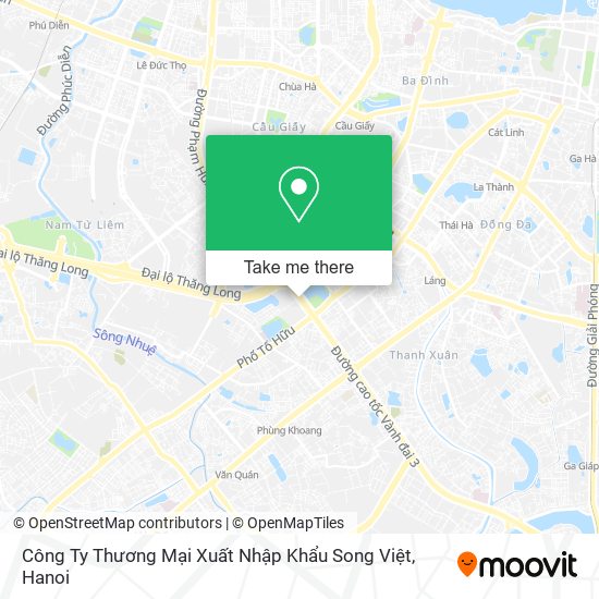 Công Ty Thương Mại Xuất Nhập Khẩu Song Việt map