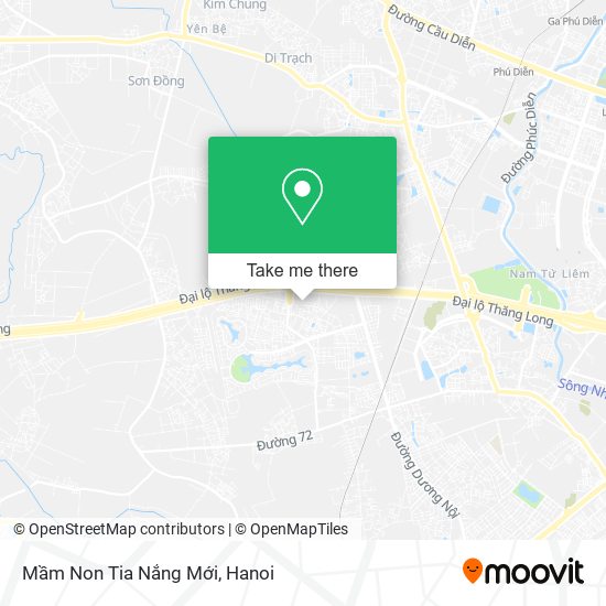 Mầm Non Tia Nắng Mới map