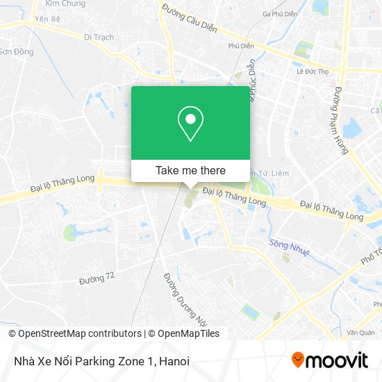 Nhà Xe Nổi Parking Zone 1 map