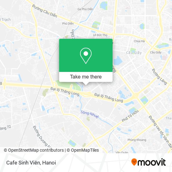 Cafe Sinh Viên map