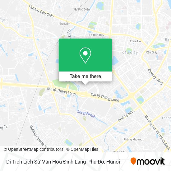 How to get to Di Tích Lịch Sử Văn Hóa Đình Làng Phú Đô in Phường Phú Đô ...