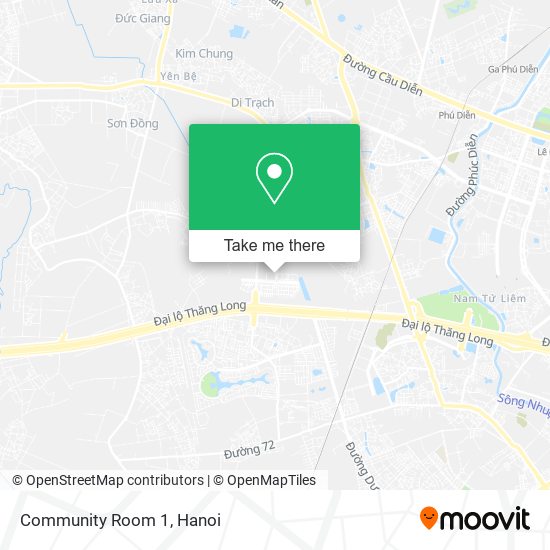 Community Room 1 map