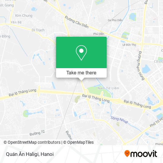 Quán Ăn Haligi map