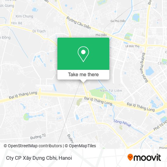 Cty CP Xây Dựng Cbhi map