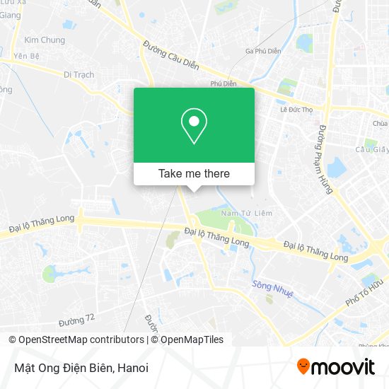 Mật Ong Điện Biên map