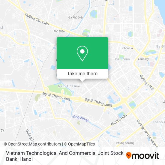 Vietnam Technological And Commercial Joint Stock Bank map