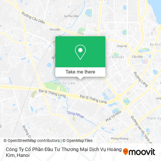 Công Ty Cổ Phần Đầu Tư Thương Mại Dịch Vụ Hoàng Kim map