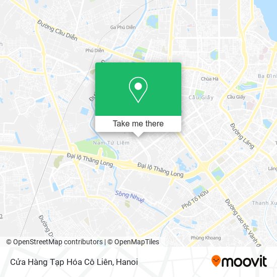 Cửa Hàng Tạp Hóa Cô Liên map