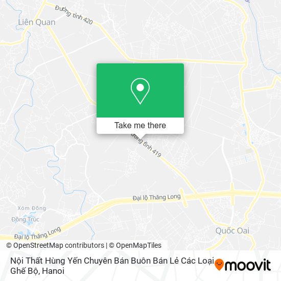 Nội Thất Hùng Yến Chuyên Bán Buôn Bán Lẻ Các Loại Ghế Bộ map