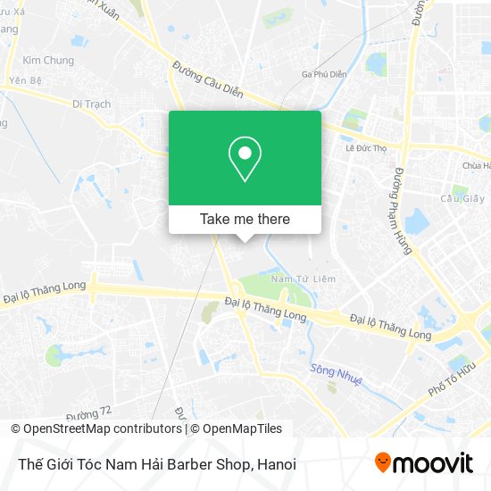 Thế Giới Tóc Nam Hải Barber Shop map