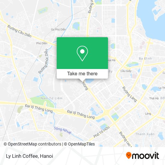 Ly Linh Coffee map