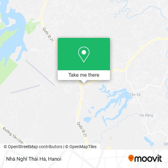 Nhà Nghỉ Thái Hà map