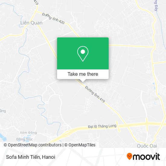 Sofa Minh Tiến map