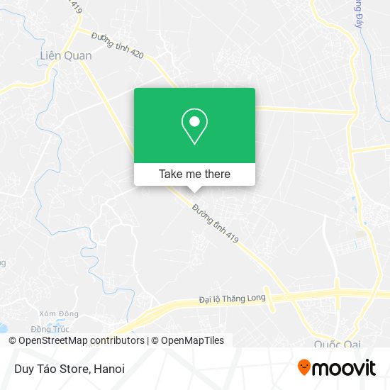 Duy Táo Store map