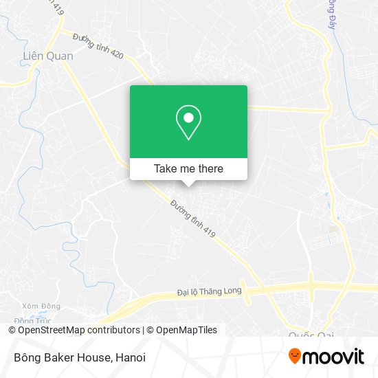 Bông Baker House map