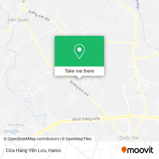 Cửa Hàng Yến Lưu map