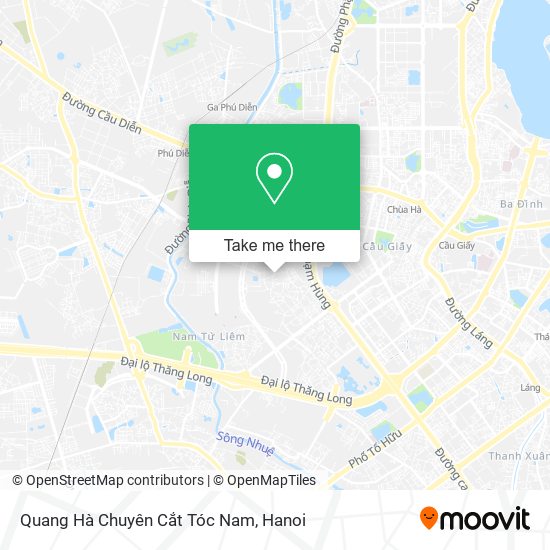 Quang Hà Chuyên Cắt Tóc Nam map