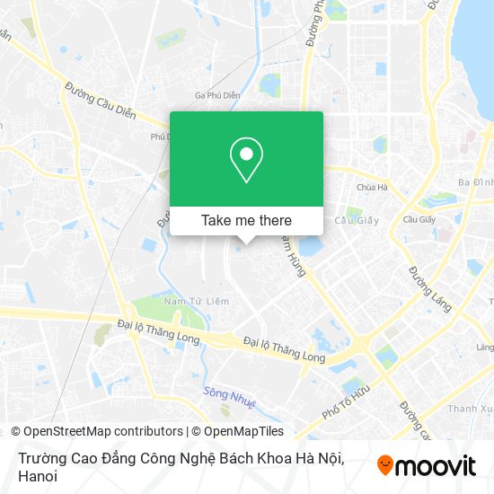 Trường Cao Đẳng Công Nghệ Bách Khoa Hà Nội map