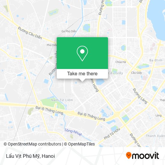 Lẩu Vịt Phú Mỹ map