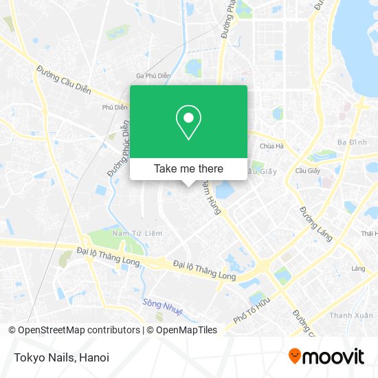 Tokyo Nails map