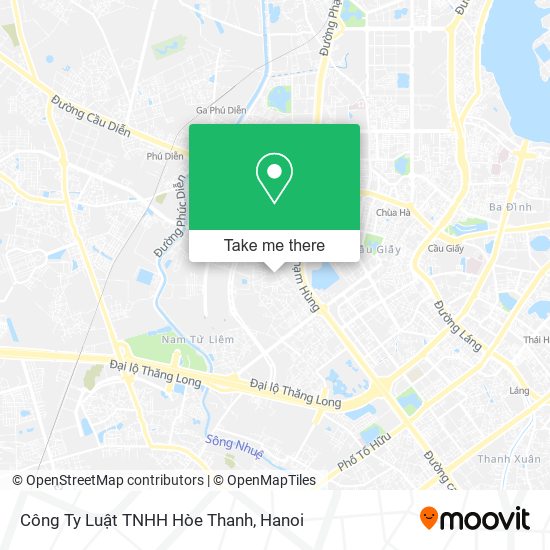 Công Ty Luật TNHH Hòe Thanh map