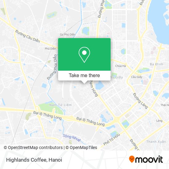 Highlands Coffee map