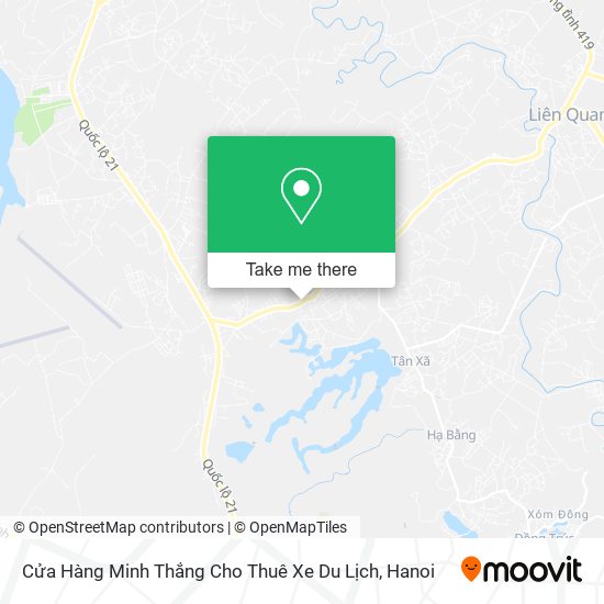 Cửa Hàng Minh Thắng Cho Thuê Xe Du Lịch map