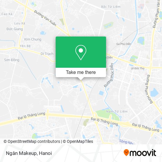 Ngân Makeup map
