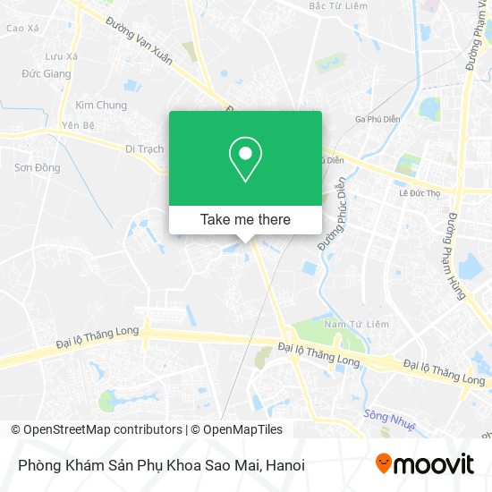 Phòng Khám Sản Phụ Khoa Sao Mai map
