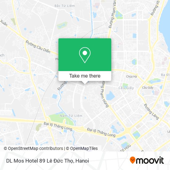 DL Mos Hotel 89 Lê Đức Thọ map