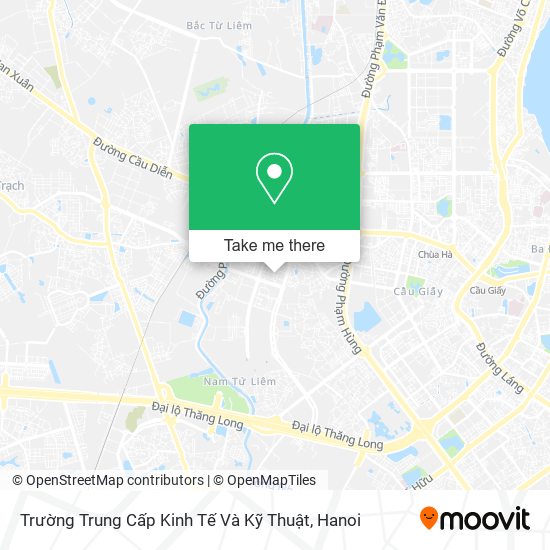 Trường Trung Cấp Kinh Tế Và Kỹ Thuật map