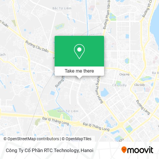 Công Ty Cổ Phần RTC Technology map