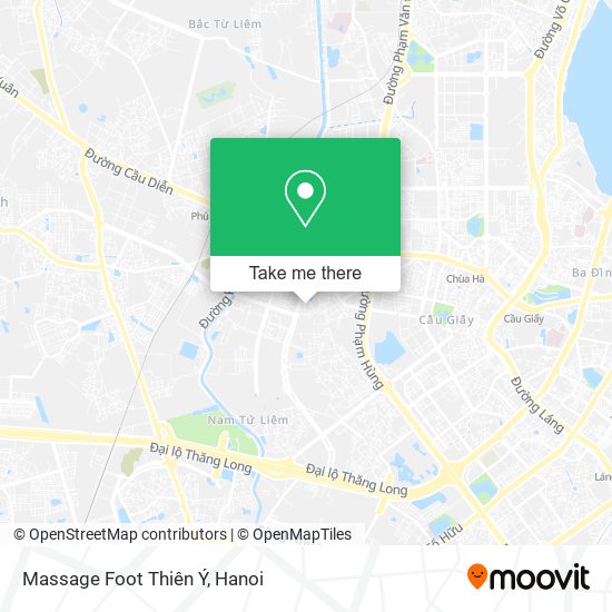 Massage Foot Thiên Ý map