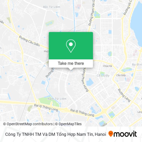 Công Ty TNHH TM Và DM Tổng Hợp Nam Tín map