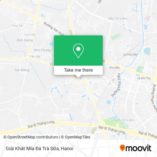 Giải Khát Mía Đá Trà Sữa map