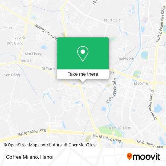 Coffee Milano map