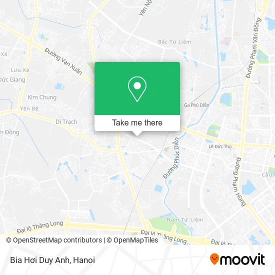 Bia Hơi Duy Anh map