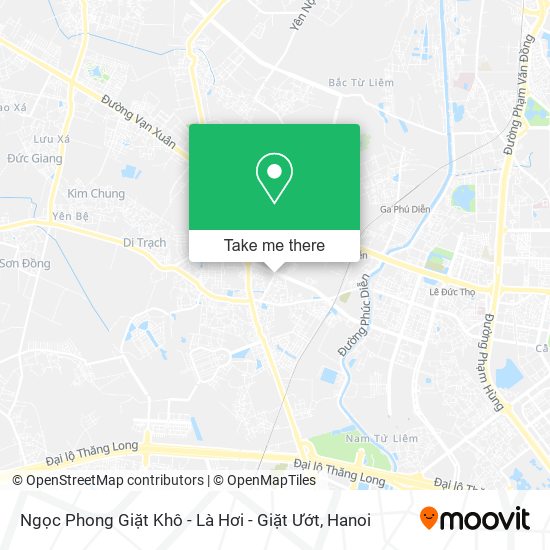 Ngọc Phong Giặt Khô - Là Hơi - Giặt Ướt map