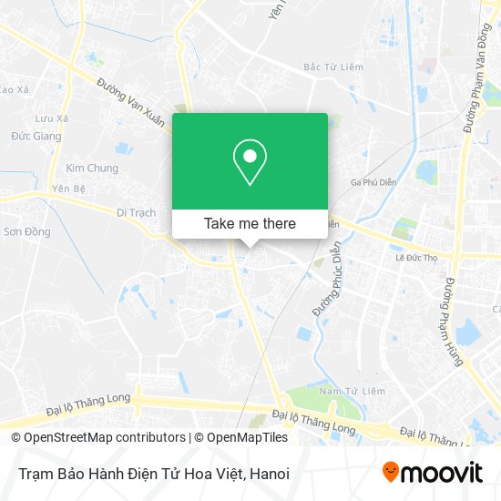 Trạm Bảo Hành Điện Tử Hoa Việt map