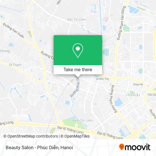 Beauty Salon - Phúc Diễn map