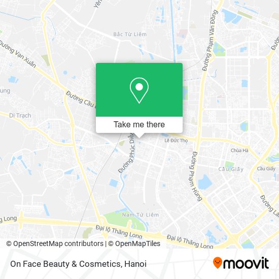 On Face Beauty & Cosmetics map