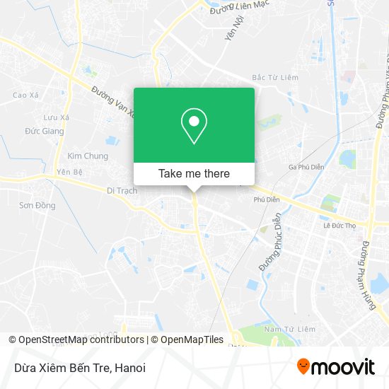 Dừa Xiêm Bến Tre map