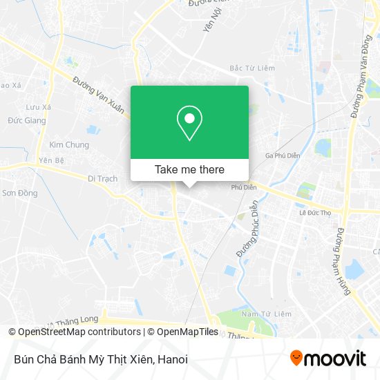 Bún Chả Bánh Mỳ Thịt Xiên map